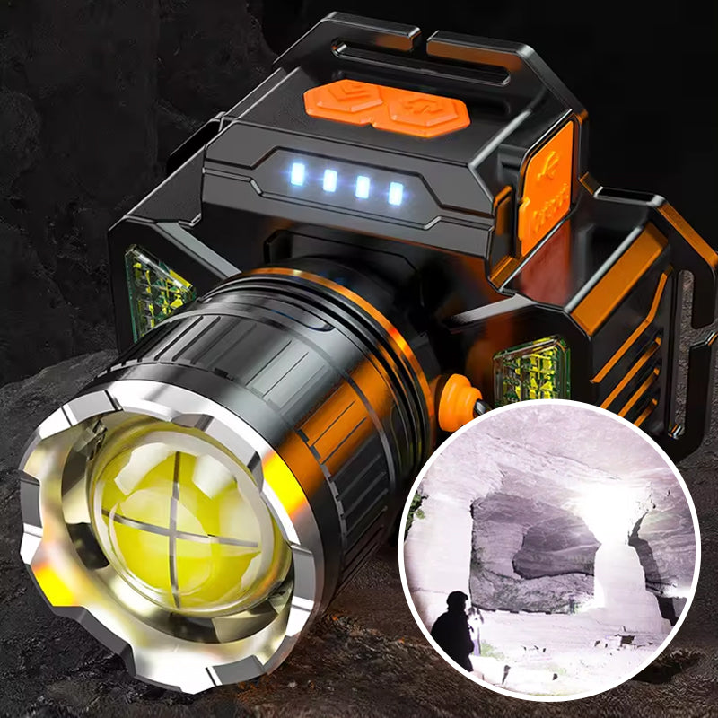 Zoombarer Scheinwerfer mit hoher Intensität und LED