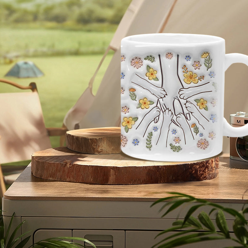Niedlicher Becher mit Katzenpfotenmotiv