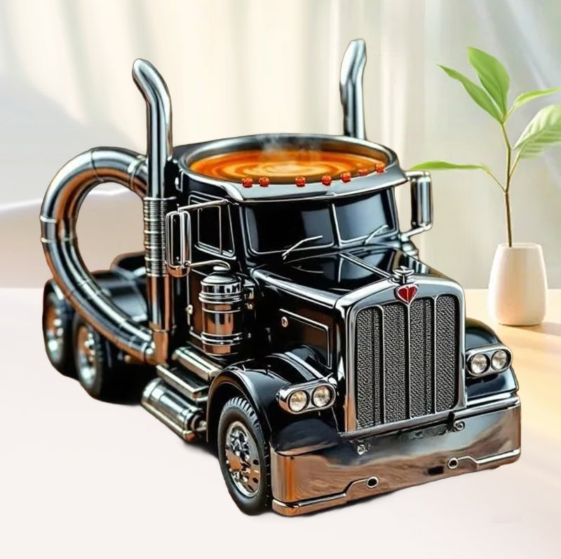 Semi-truck kaffekrus
