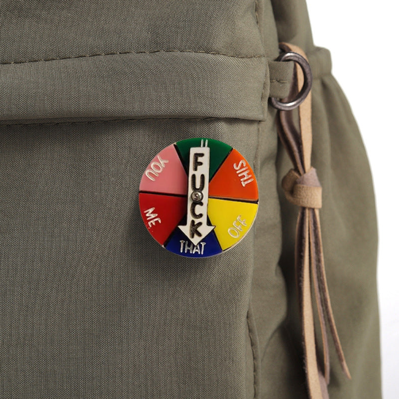 Spinner magnet broche