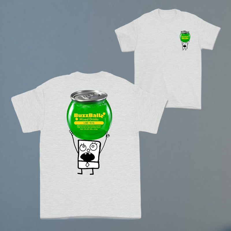 Doodlebob Lustiges Trinken 2-seitiges T-Shirt