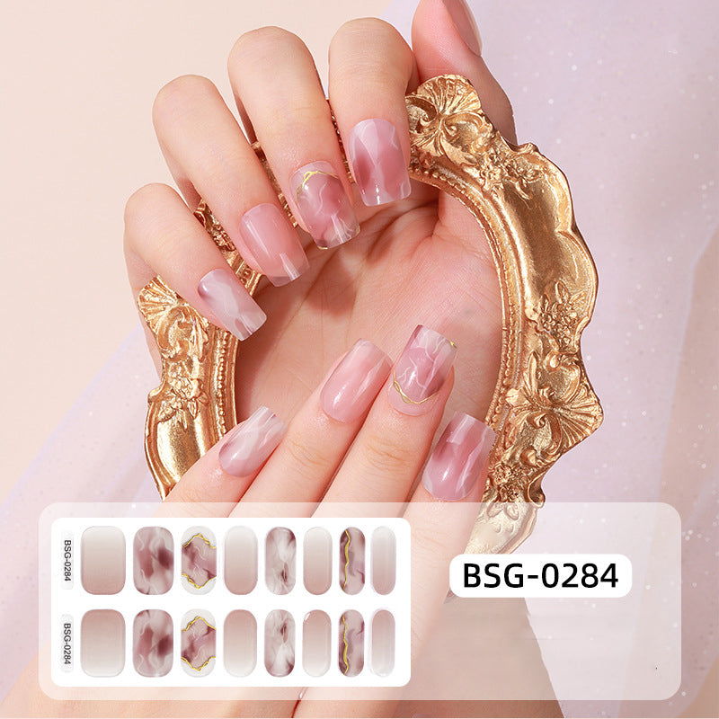 Gel-Nagelaufkleber-Set