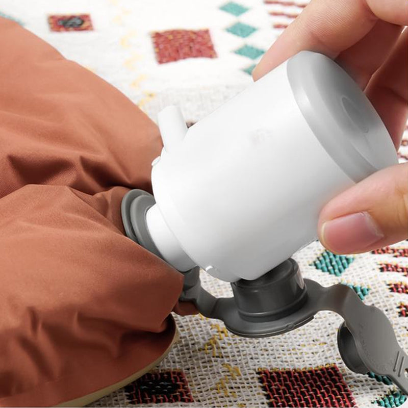 Tragbare Luftpumpe + Campinglicht