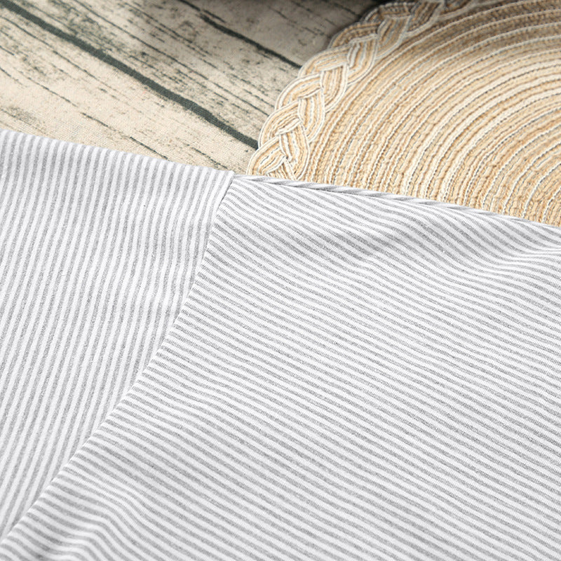 Zweiteiliges Set Damen Pyjama-Set mit Streifen