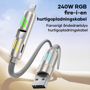240W 4-i-1 USB C-kabel
