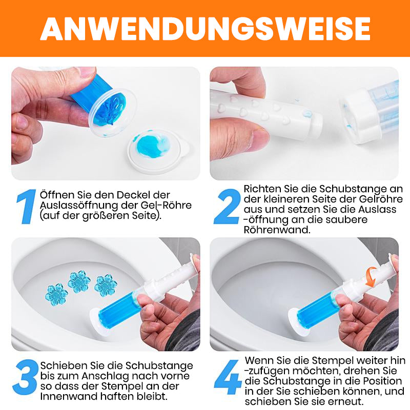 7 Stk. duftende Blume Toilettenreinigungsgel