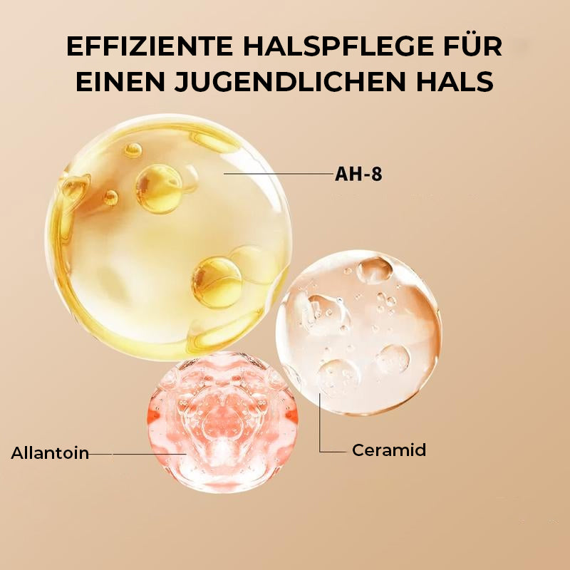 Straffende und liftende Halscreme für schlaffe Haut