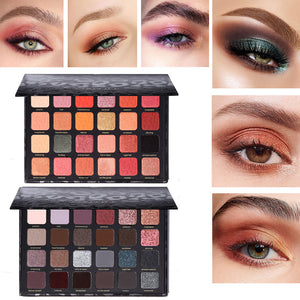 24-farver leopard øjenskygge palette