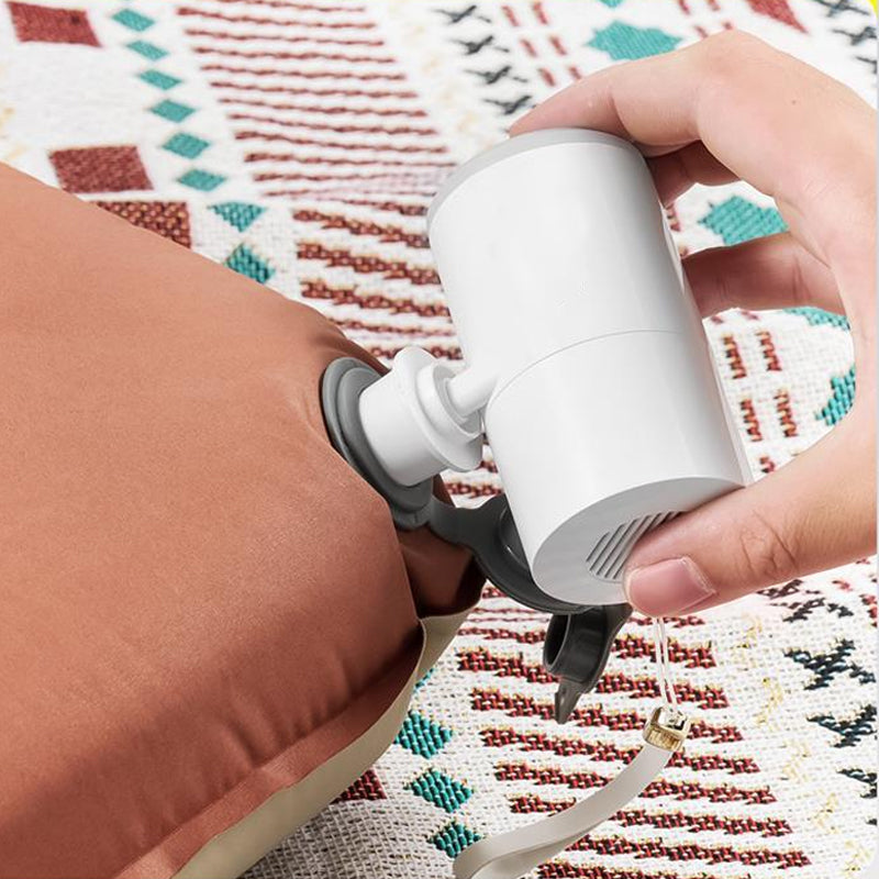 Tragbare Luftpumpe + Campinglicht