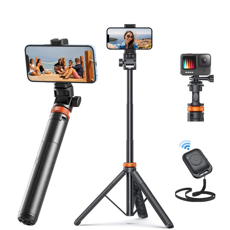 Selfie Stick-stativ med Bluetooth-fjernbetjening