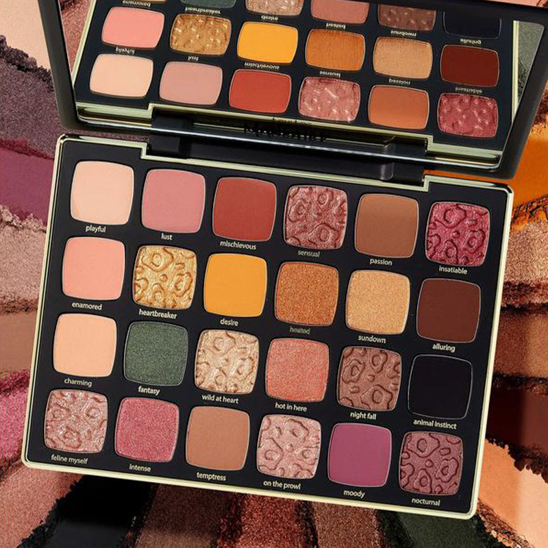 24-farver leopard øjenskygge palette