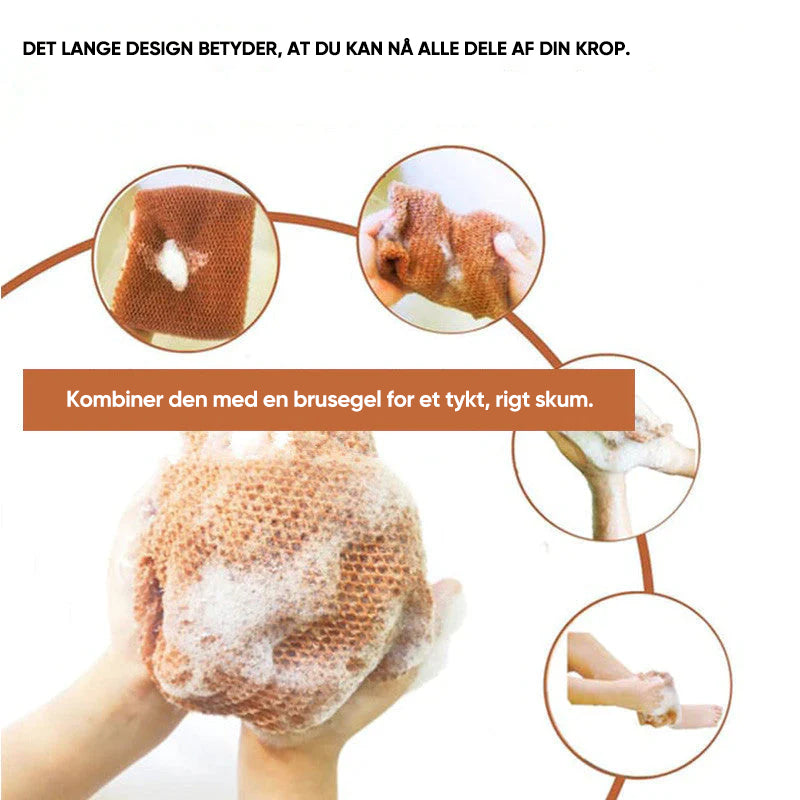 Nylon eksfolierende net