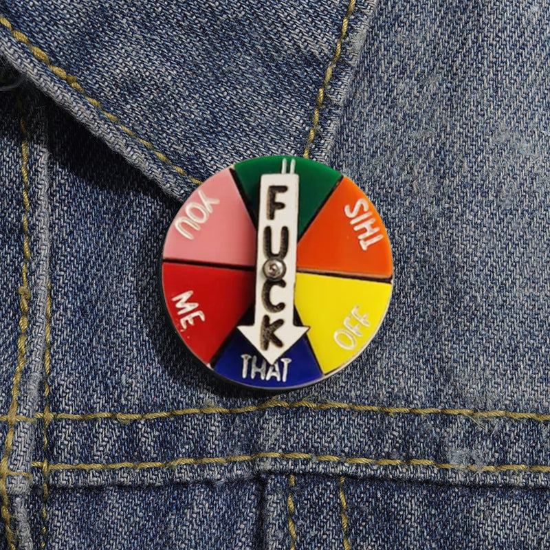 Spinner magnet broche