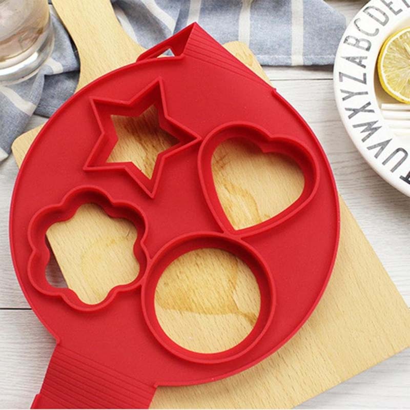 Non-stick silikone pandekageform ring