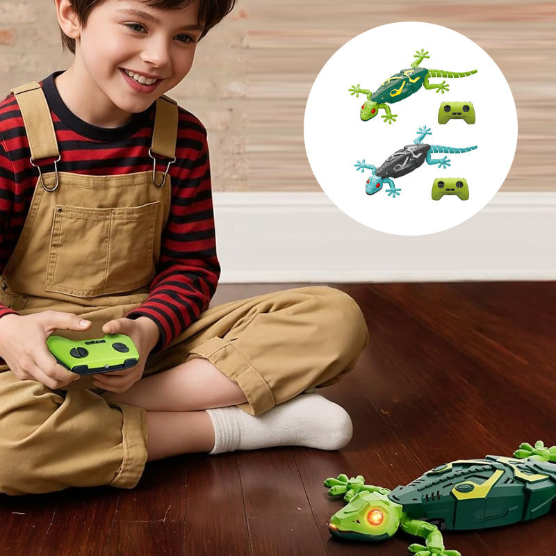 Elektrisches Eidechsenspielzeug mit leuchtenden LED-Augen