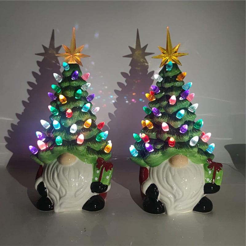 Weihnachtszwerg Deko mit Licht
