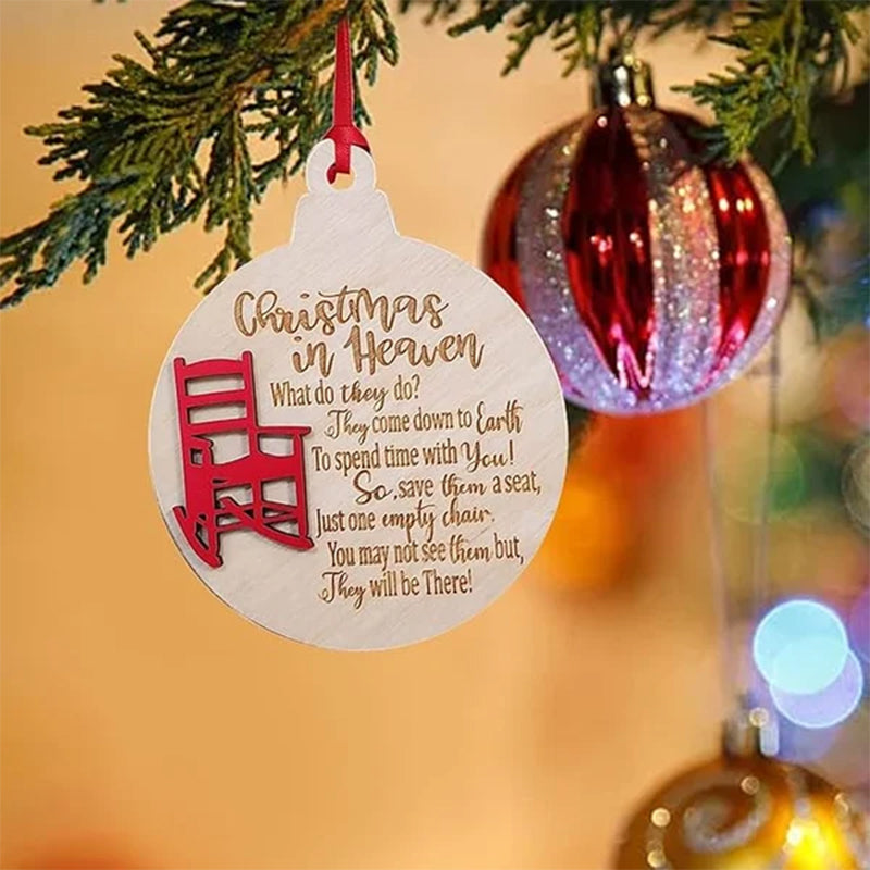 Himmlischer Stuhl Weihnachten Memorial Charme