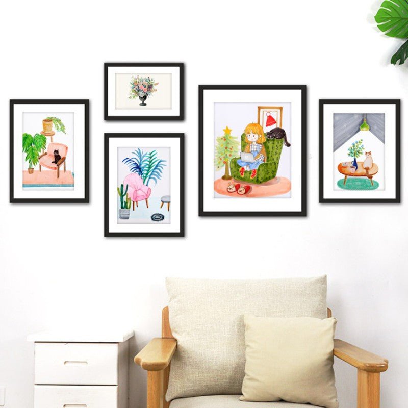 Katze Kunstdruck Dekorative Malerei