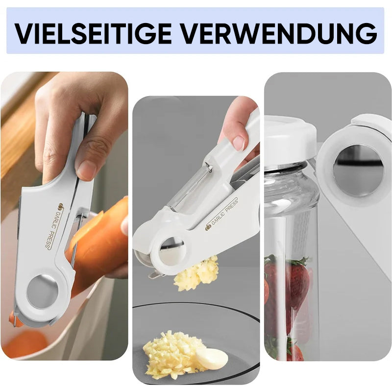 Knoblauchpresse aus Edelstahl