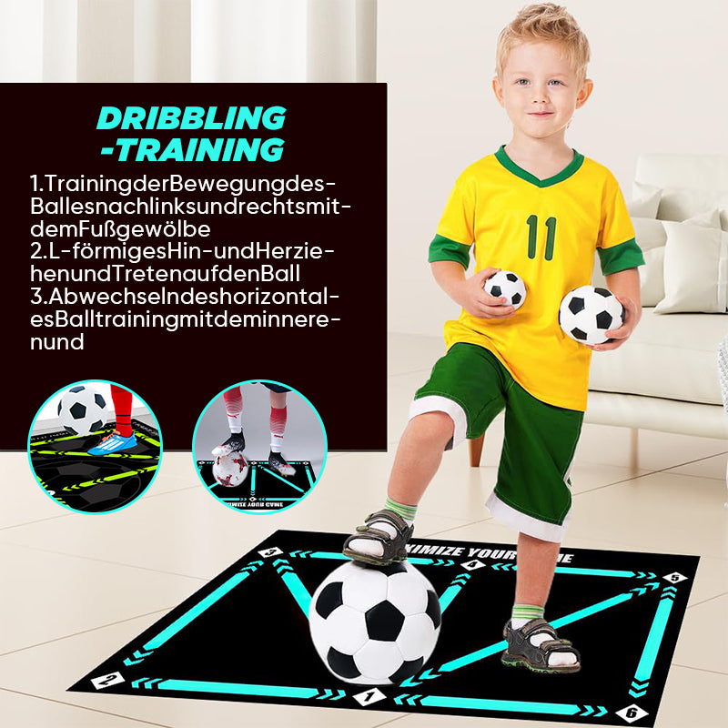 Leise, rutschfeste Fußball-Trainingsmatte für alle Niveaus