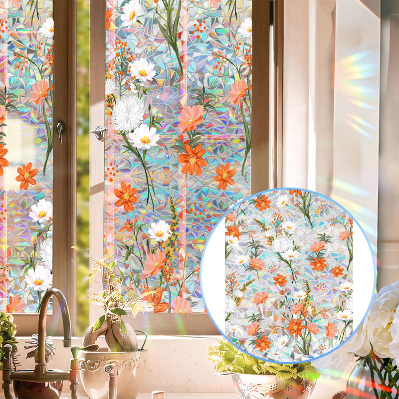 Bunte Blume Fenster Anti-Peep Folie