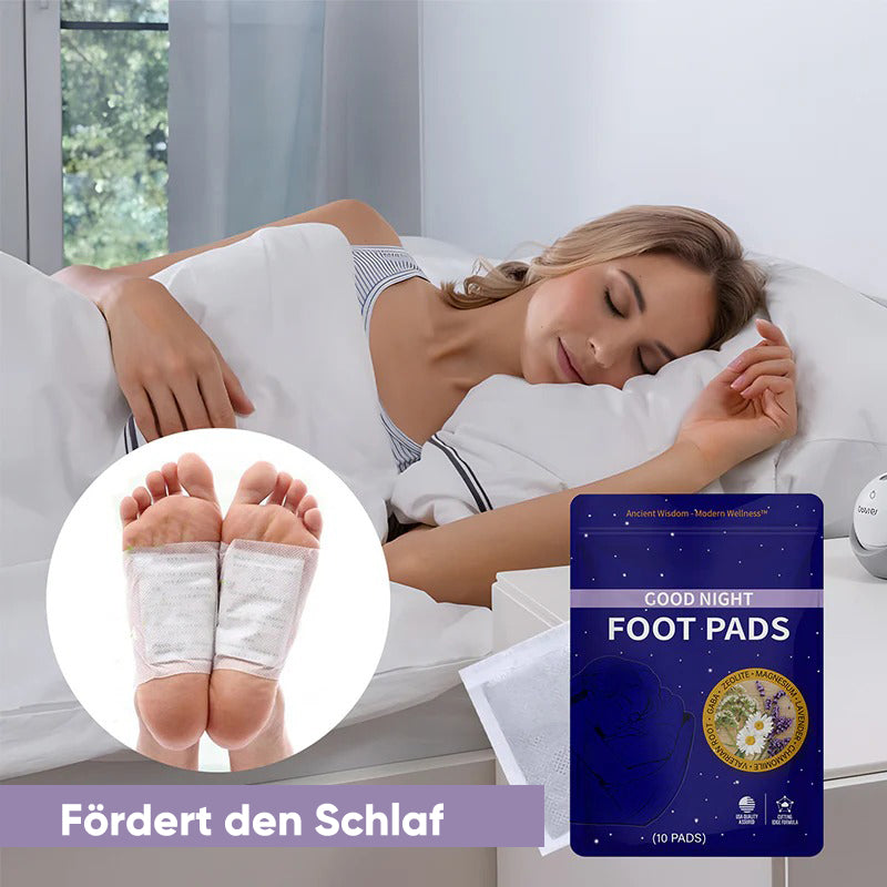 Kräuter-Detox-Fußpflaster zur Stresslinderung und für besseren Schlaf