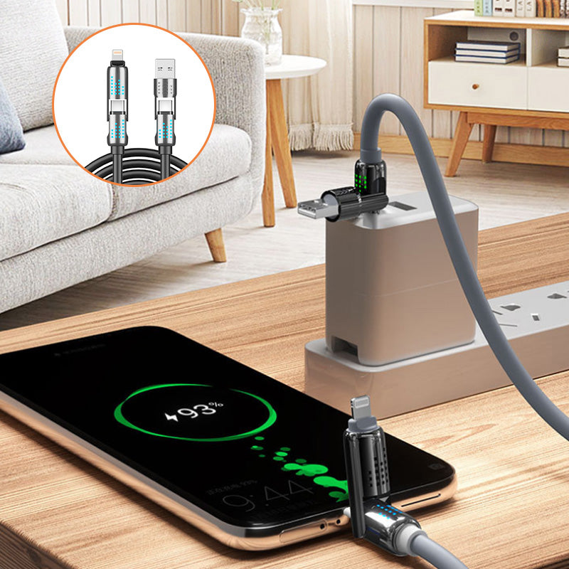 240W 4-i-1 USB-C hurtigopladningskabel