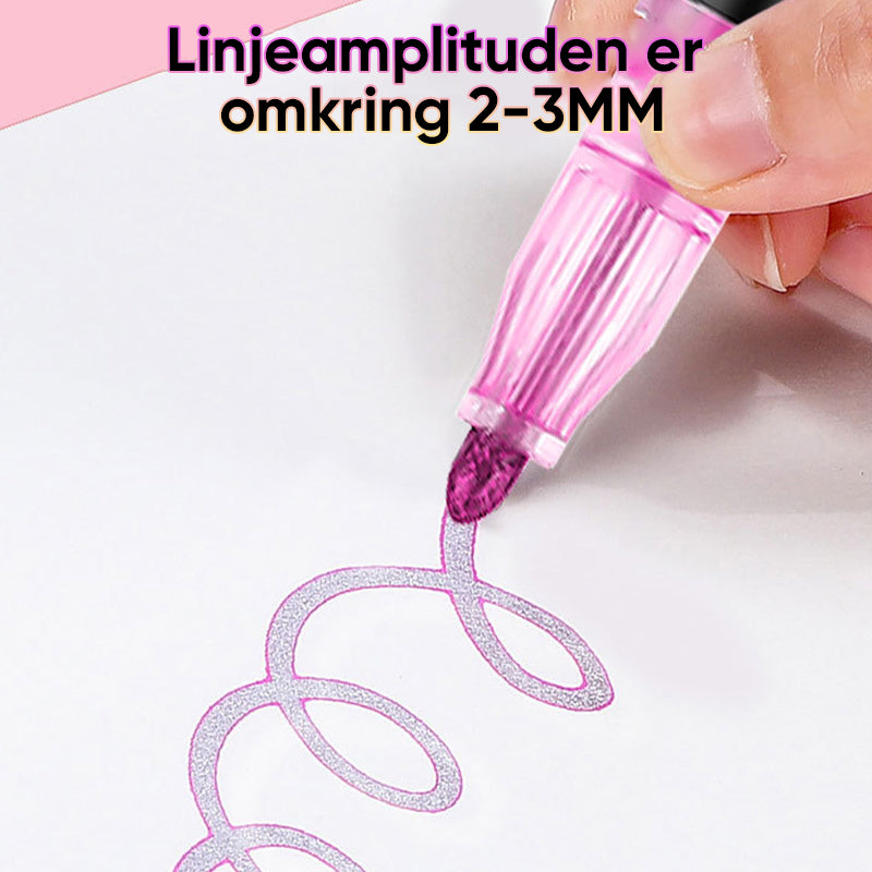 Farvelægning Lightstick Graffiti Highlighter penne