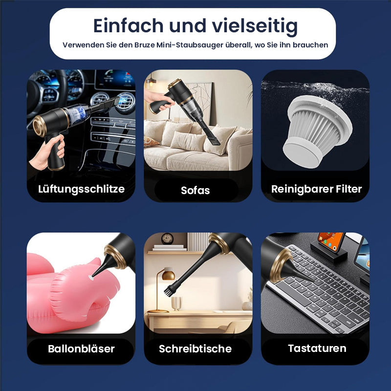 Tragbarer Handstaubsauger fürs Auto