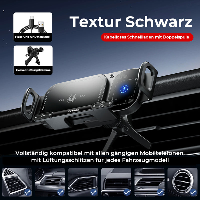 Kabellose Ladestation mit rotierbarer Halterung fürs Auto