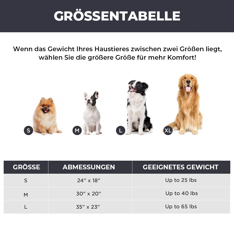 Selbstwärmende Thermobettmatte für Haustiere