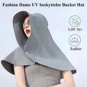 Fashion dame uv beskyttelse bøttehat
