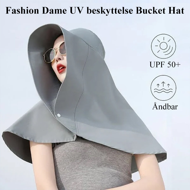 Fashion dame uv beskyttelse bøttehat