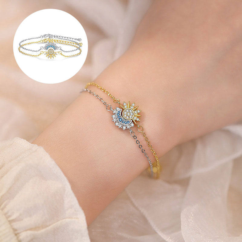 Sonne-Mond-Armband-Set