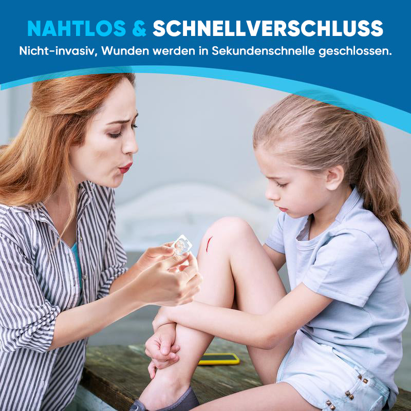 Wundverschlussstreifen ohne Nähen