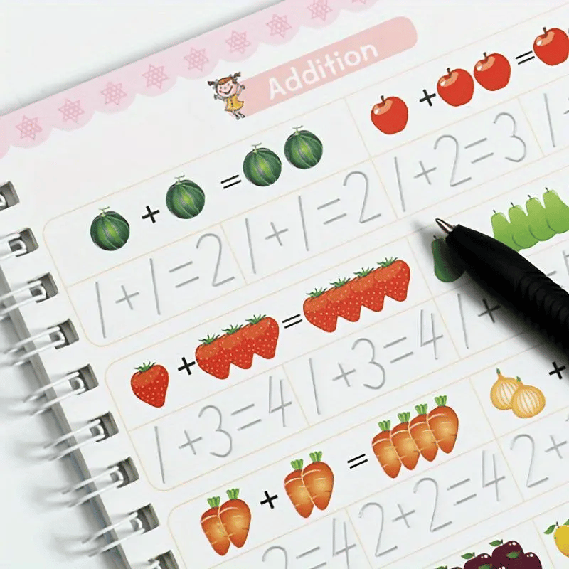 Magisches Übungsbuch mit Rillen