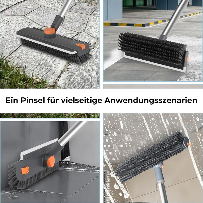 Bodenbürste mit harten Borsten ohne toten Winkel