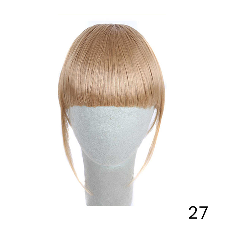 Sømløs 3D Clip-In Bangs hårforlængelse