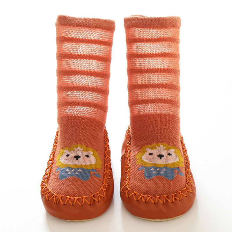 Tierische Kinderboden-Socken