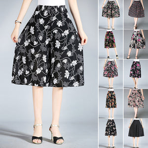 Damen Vintage-Stil weitem Bein Culottes