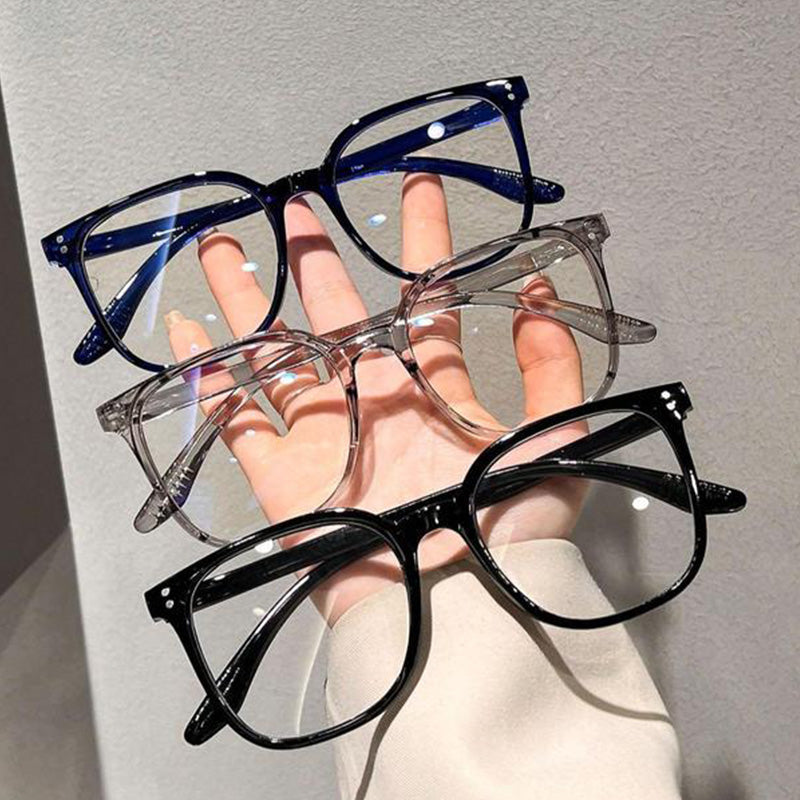 Anti-Blaulicht-Brille mit quadratischem Rahmen