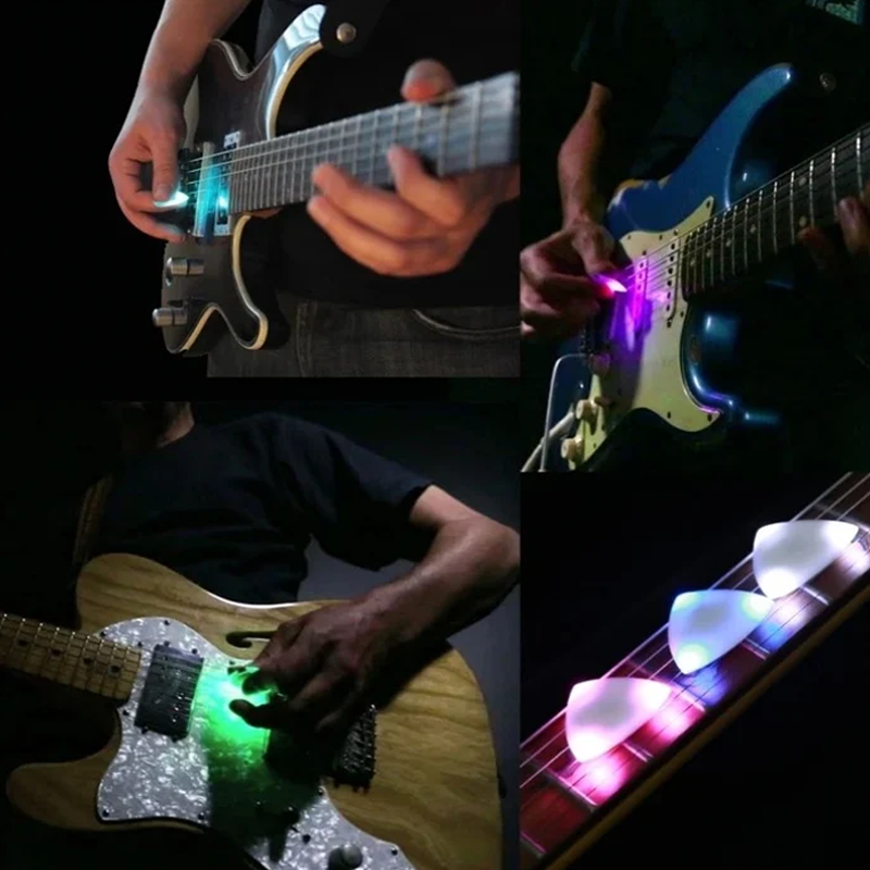 Leuchtendes Gitarrenplektrum
