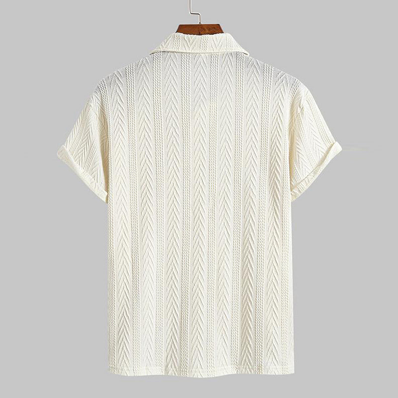 Poloshirt mit normaler Passform und einfacher Struktur