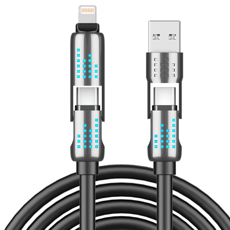 240W 4-i-1 USB-C hurtigopladningskabel