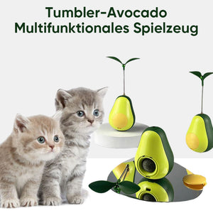 Avocado-förmiges multifunktionales Katzenspielzeug