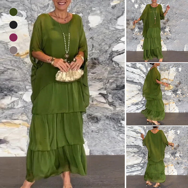 Elegantes lockeres Kleid (2 kaufen für kostenlosen Versand)