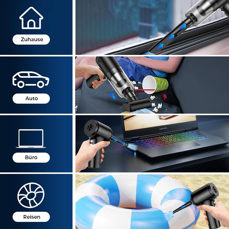 Kabelloser Hochleistungs-Auto-Staubsauger mit starker Saugkraft