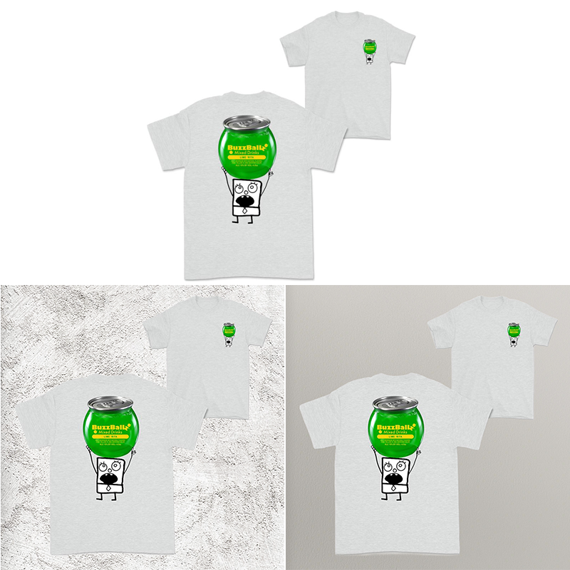 Doodlebob Lustiges Trinken 2-seitiges T-Shirt