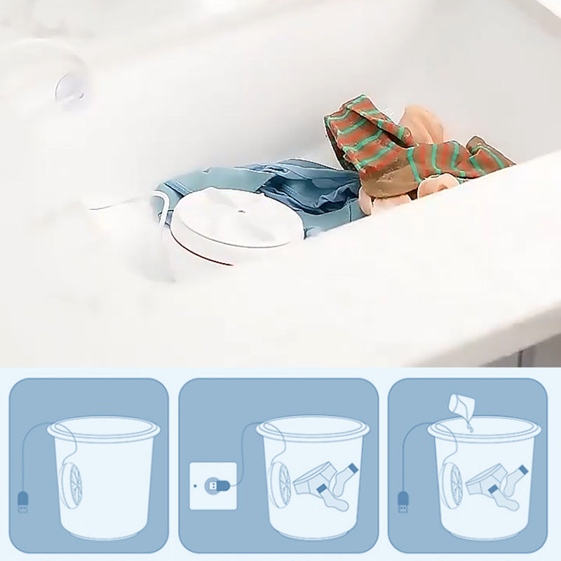 Tragbare Mini-Waschmaschine für Waschbecken