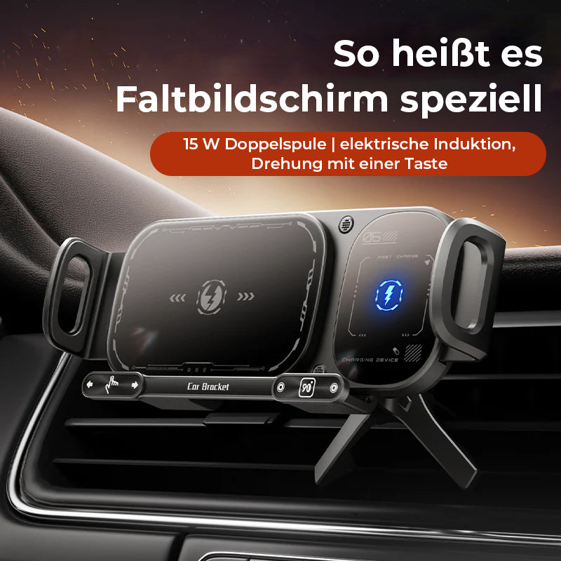 Kabellose Ladestation mit rotierbarer Halterung fürs Auto
